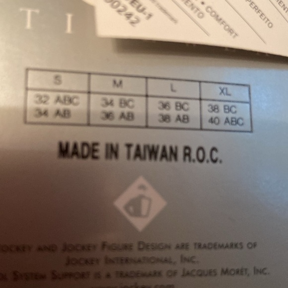 NWT Jockey Activewear Sports Bra Cool Max Icicle Blue Small - Picture 8 of 9